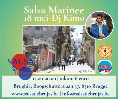 _Cuba-Flyer Dj kimo-18 mei 2025 - Salsa de Brujas -Brugge